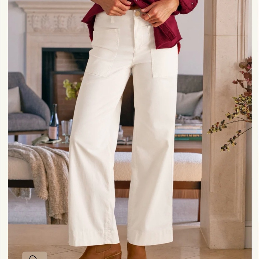 Frank & Eileen Limerick Wide-Leg Carpenter Pants 6